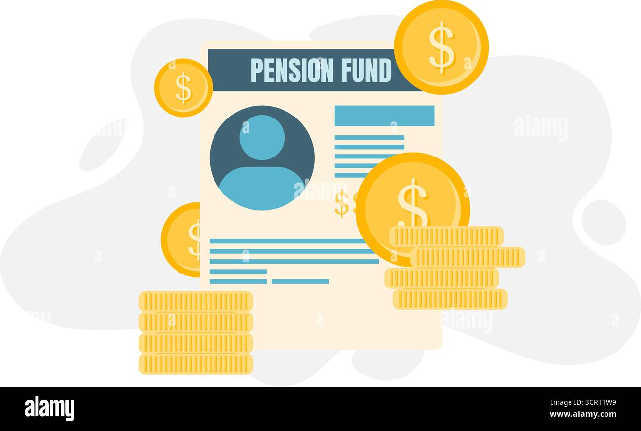 fonds de pension Illustration de Vecteur