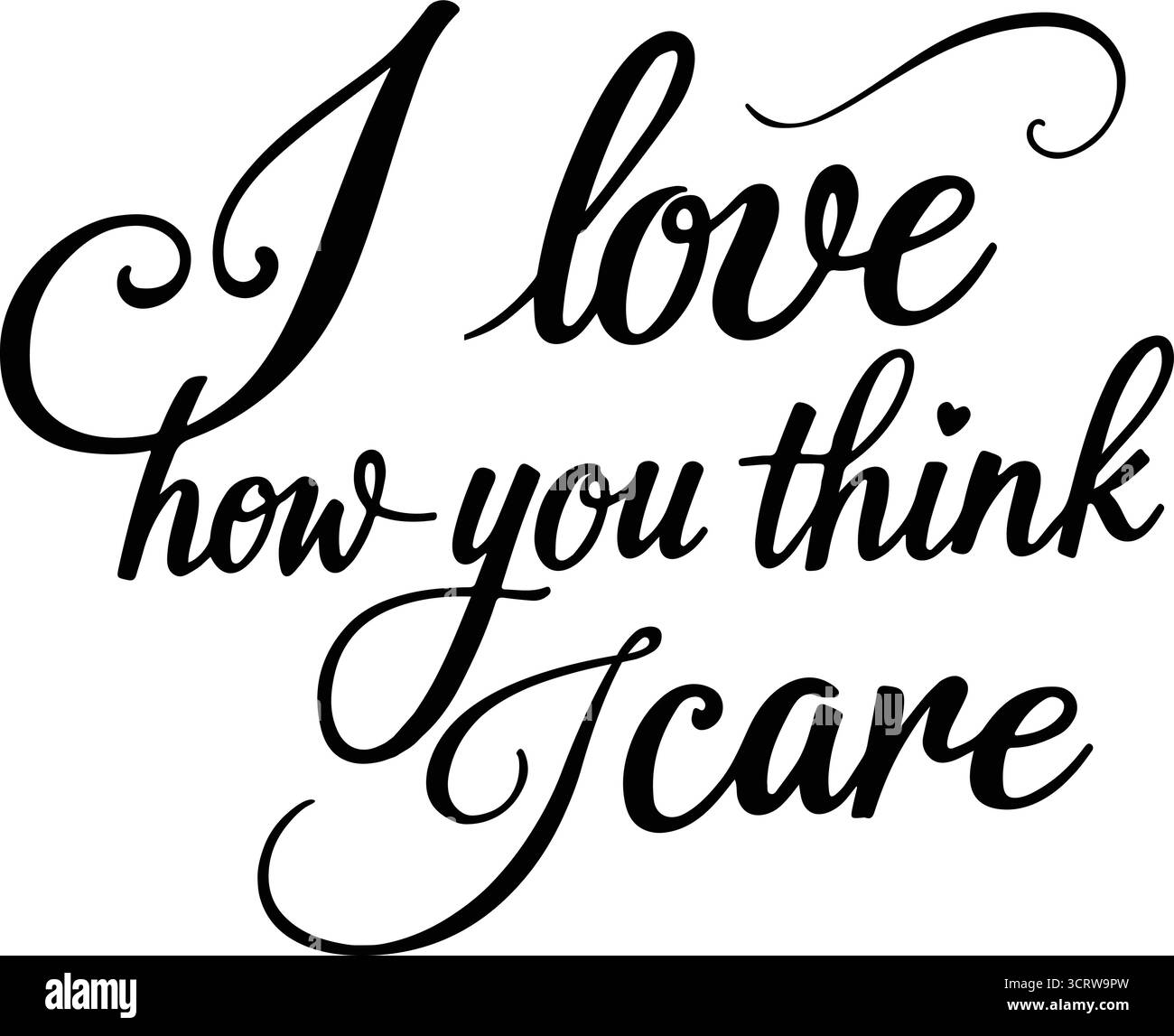 Typographie vectorielle de citation sarcastique avec script cursif élégant, conception de texte noir, message humoristique pour l'impression ou l'art numérique Illustration de Vecteur