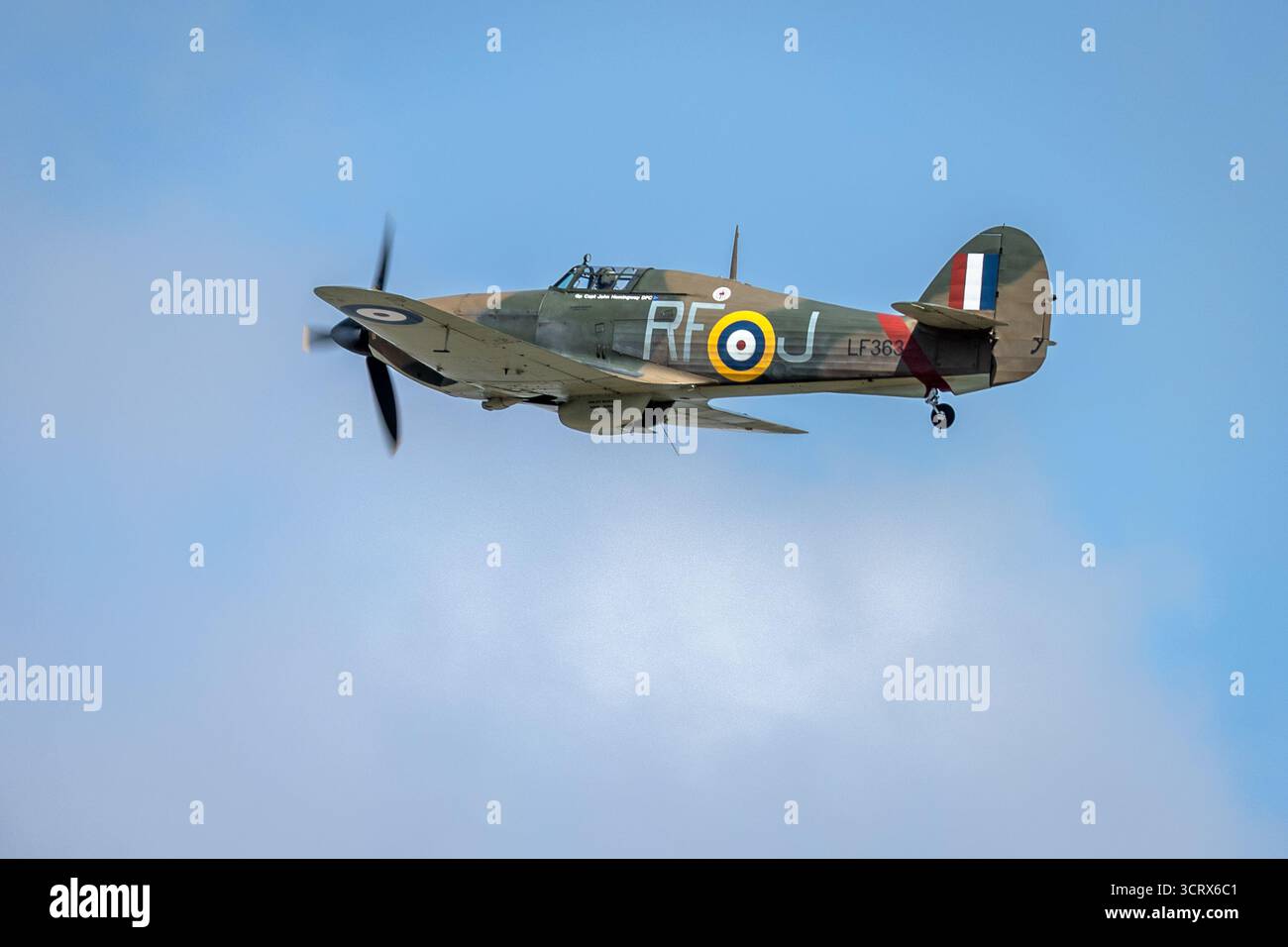 Battle of Britain Memorial Flight - Hawker Hurricane Mk.IIC, aéroporté au Royal International Air Tattoo 2025. Banque D'Images