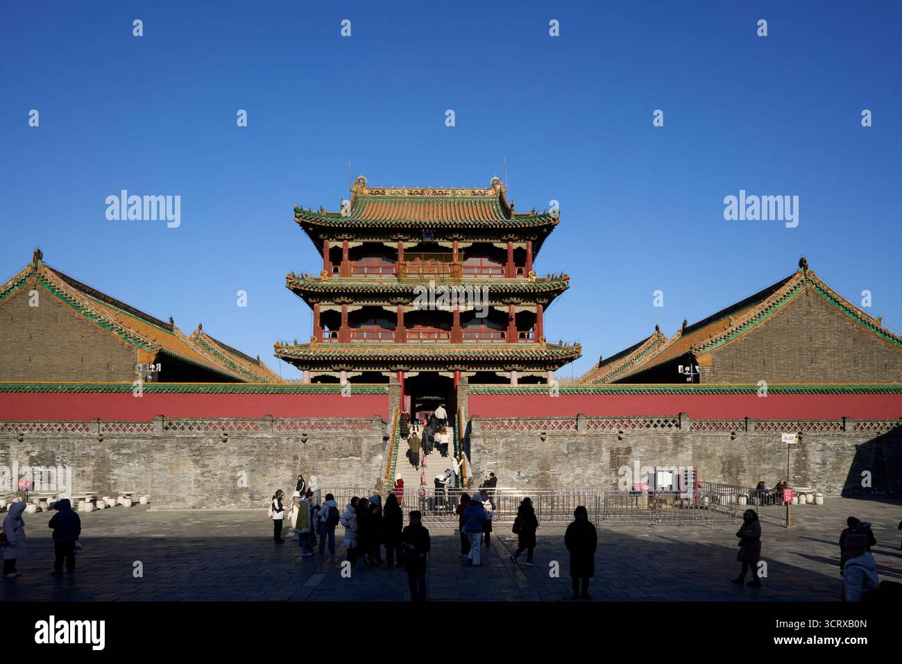 Palais de Mukden, également connu sous le nom de palais impérial de Shenyang, Shenyang, Chine. Banque D'Images
