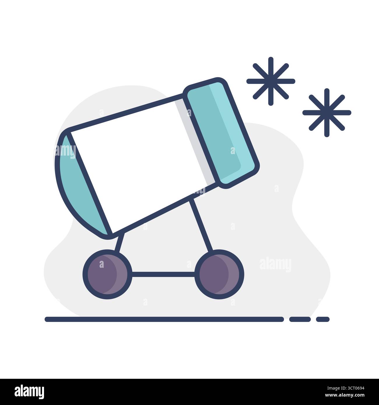 Icône à vecteur de canon à neige isolée.Panneau hiver.Symbole graphique pour la conception, le logo, l'application, l'interface utilisateur du site Web et des applications de voyage et de tourisme Illustration de Vecteur