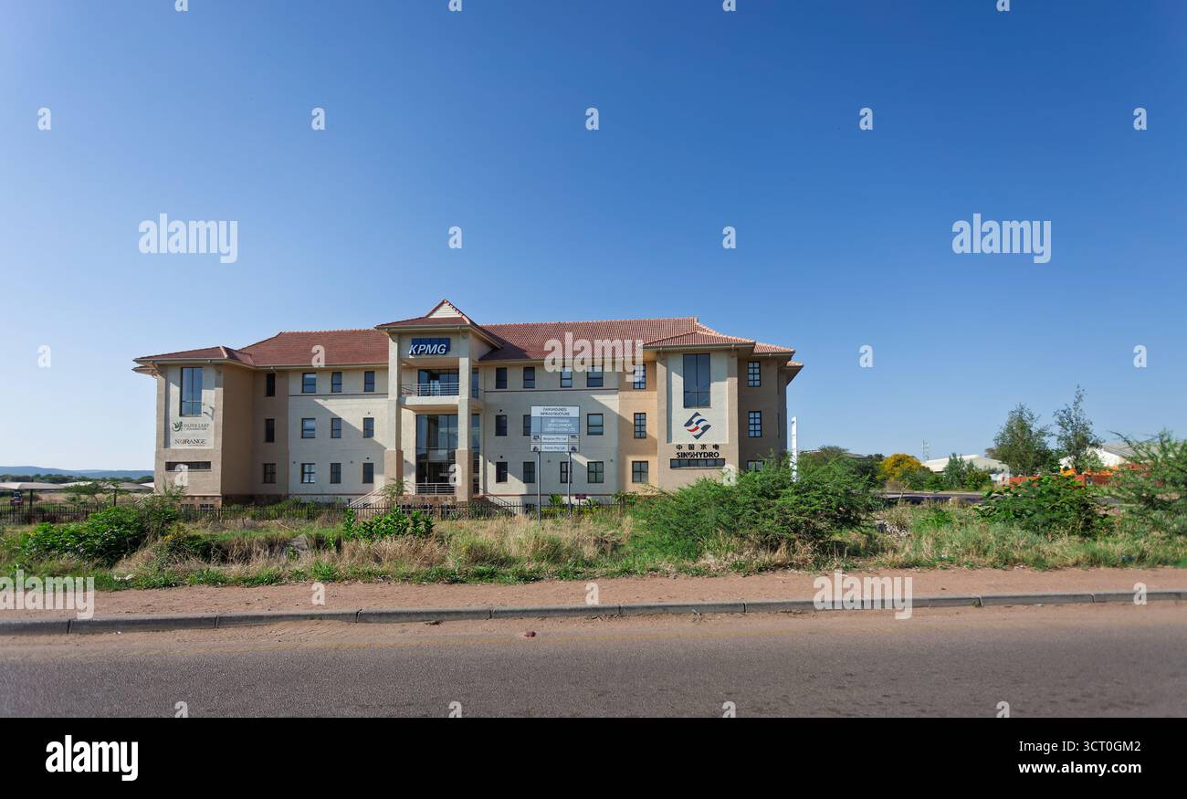 28 novembre 2010, Gaborone, Botswana, éditorial, développements Fairgrounds Park infrastructure, bâtiment KPMG, jour Banque D'Images