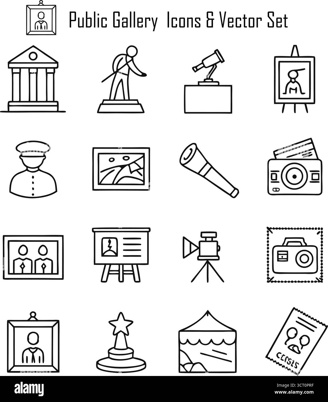 Intérieur de la galerie publique avec exposition d'art, patrimoine culturel, exposition de musée et architecture moderne Illustration de Vecteur