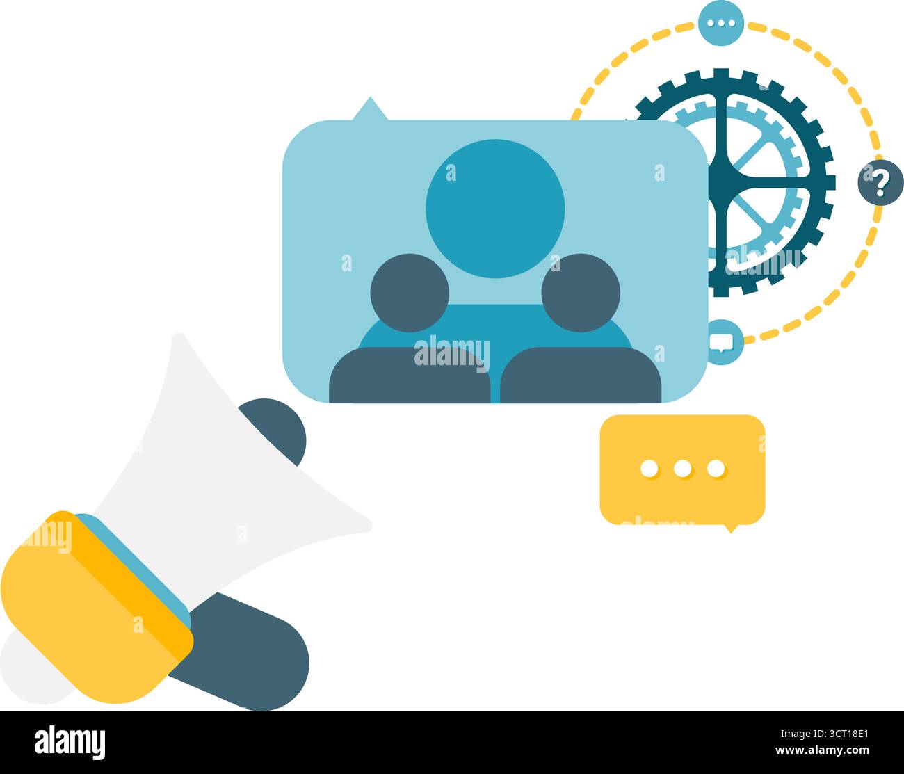 forum communautaire Illustration de Vecteur forum communautaire Illustration de Vecteur