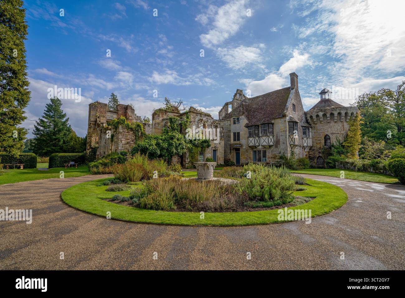 Scotney Castle and Gardens, Lamberhurst, Tunbridge Wells, Kent, Angleterre, Royaume-Uni Banque D'Images