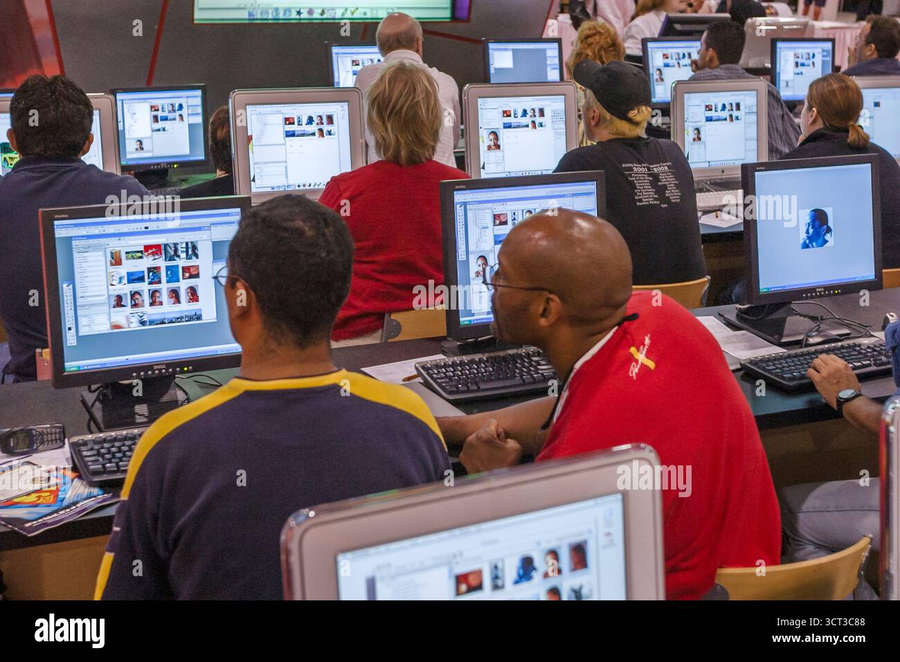 Miami Florida,Convention Center,centre,Photoshop World,événement technologique,nouvelles démonstrations de produits informatiques et exposition,promouvoir,pro Banque D'Images