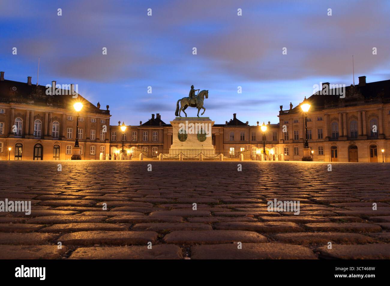 Palais d'Amalienborg à Copenhague Danemark Banque D'Images