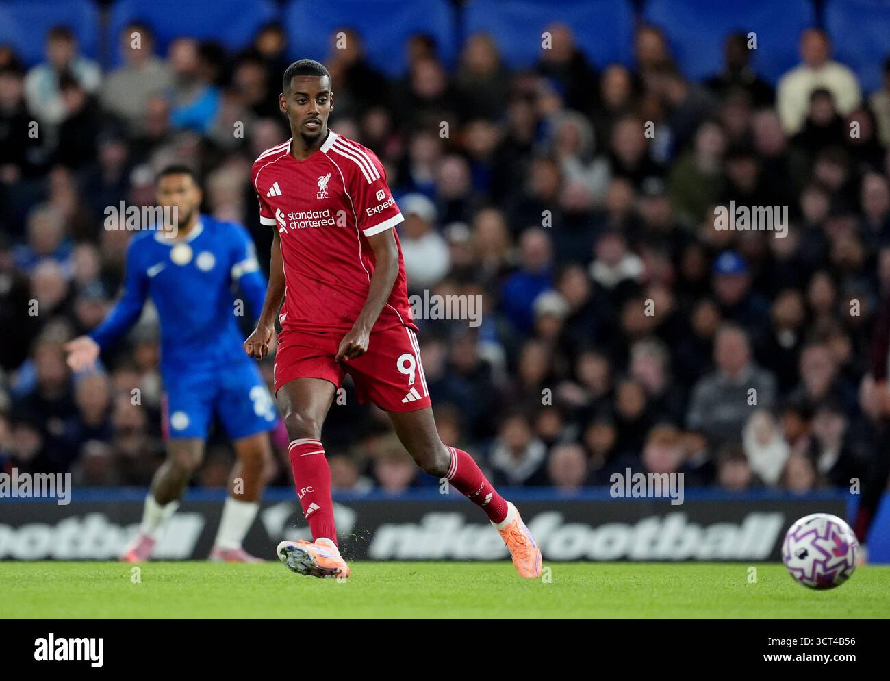 Alexander Isak de Liverpool lors du match de premier League à Stamford Bridge, Londres. Date de la photo : samedi 4 octobre 2025. Banque D'Images