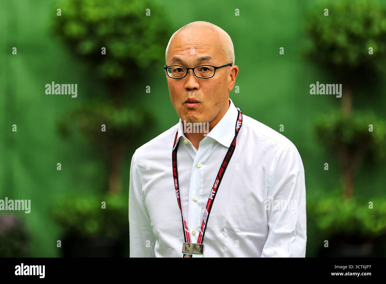 Singapour, Singapour. 05 octobre 2025. Derek Chang (États-Unis) Liberty Media Président et PDG. 05.10.2025. Championnat du monde de formule 1, Rd 18, Grand Prix de Singapour, Marina Bay Street circuit, Singapour, jour de la course. Crédit : James Moy/Alamy Live News Banque D'Images
