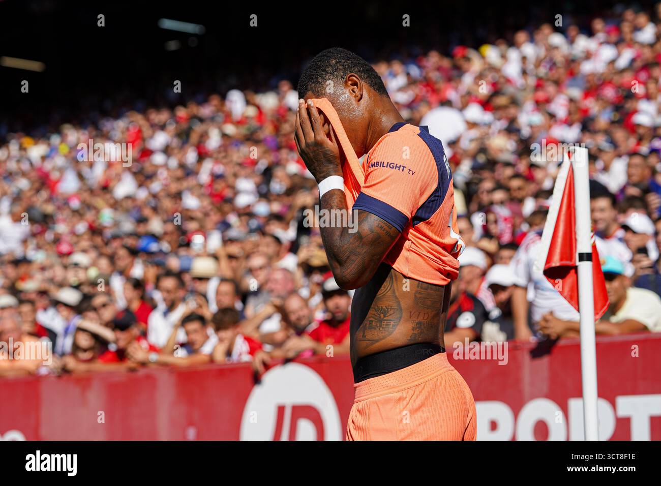 Séville, Espagne. 5 octobre 2025. Marcus Rashford (FC Barcelone) lors du match de LaLiga entre Sevilla FC et FC Barcelone, à Sanchez Pizjuan. Crédit : Fernando Vazquez / Alamy Live News Banque D'Images