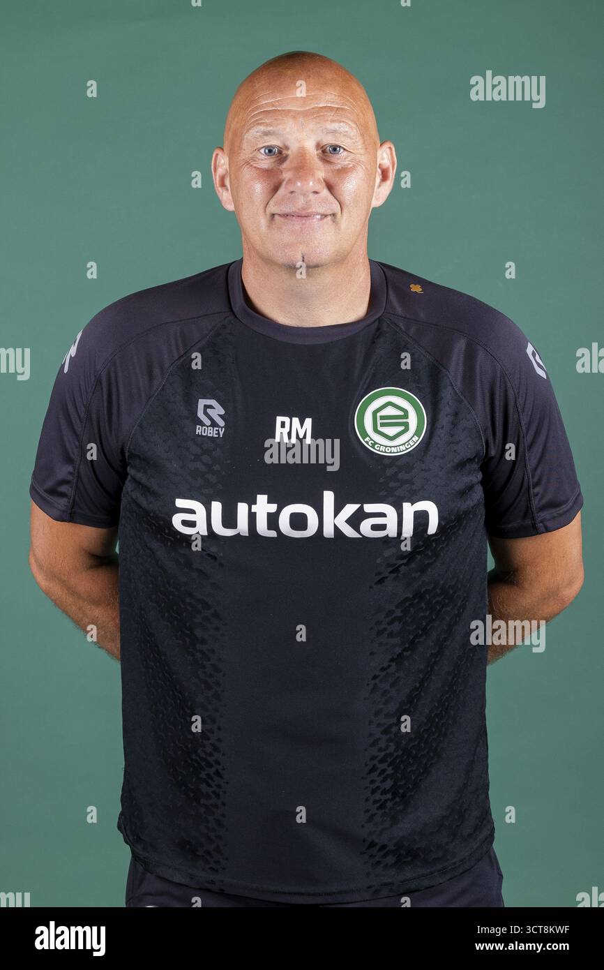 Groningen, Hollande. 24 juillet 2025. GRONINGEN, 24-07-2025, Euroborg Stadium, saison 2025/2026, football néerlandais Eredivisie, photocall FC Groningen, photo montre Richard Moes crédit : Pro Shots/Alamy Live News Banque D'Images