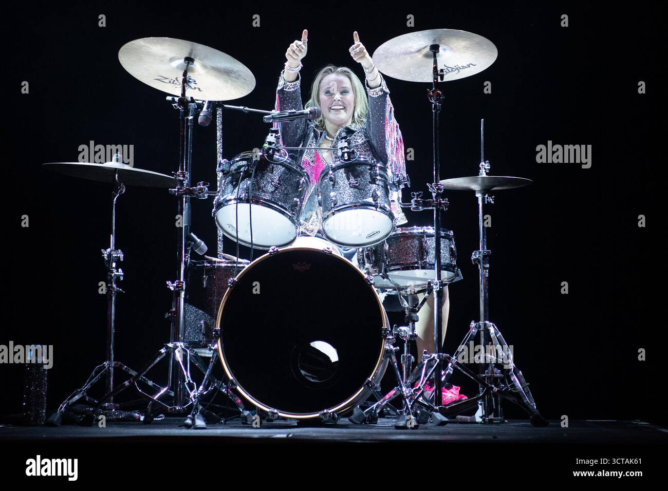 Londres, Royaume-Uni. 05 octobre 2025. La chanteuse américaine JoJo Siwa (née Joelle Joanie Siwa) se produit au Forum dans le cadre de sa tournée Infinity Heart. Crédit : Justin Ng/Alamy Live News Banque D'Images