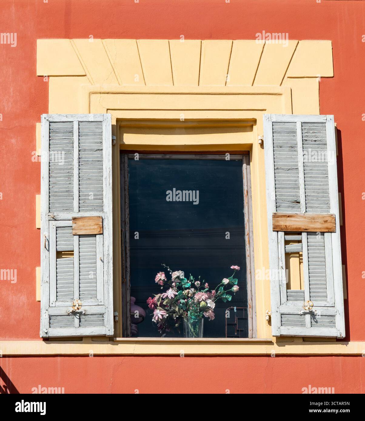 Nice France sur la Côte d'Azur. Scènes de la vie quotidienne à Nice France. Banque D'Images