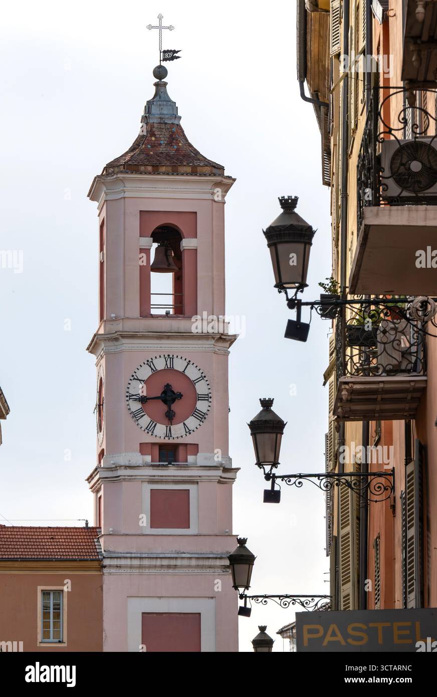 Nice France sur la Côte d'Azur. Scènes de la vie quotidienne à Nice France. Banque D'Images