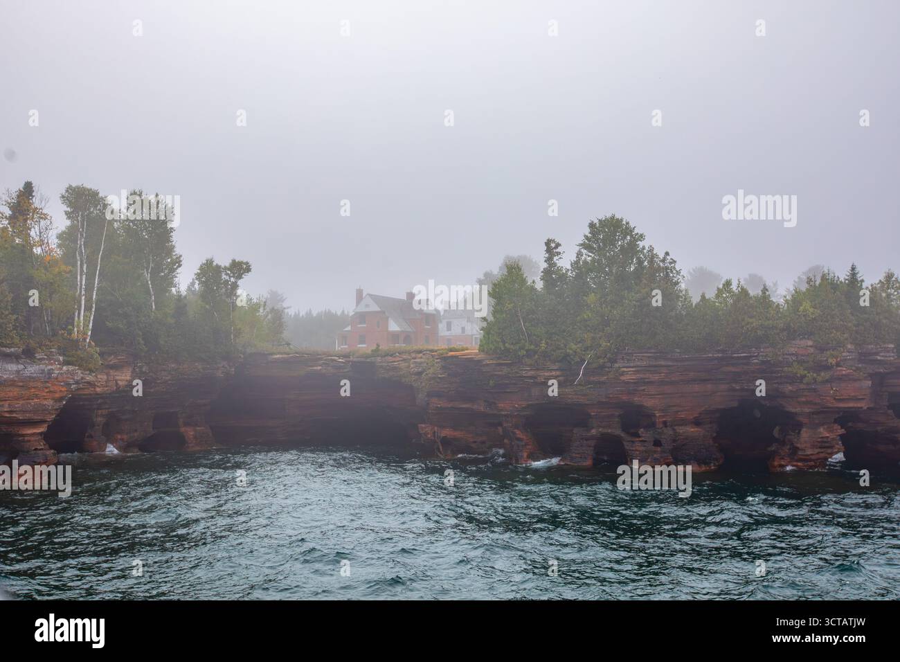Devils Island dans les îles Apostle, sur le lac supérieur dans le nord du Wisconsin, horizontale Banque D'Images