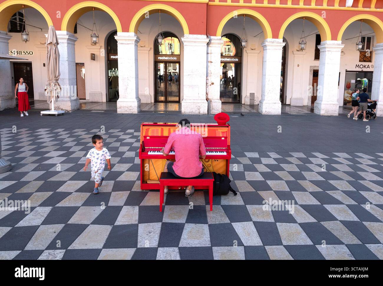 Nice France. Scènes de la vie quotidienne à Nice France. Banque D'Images