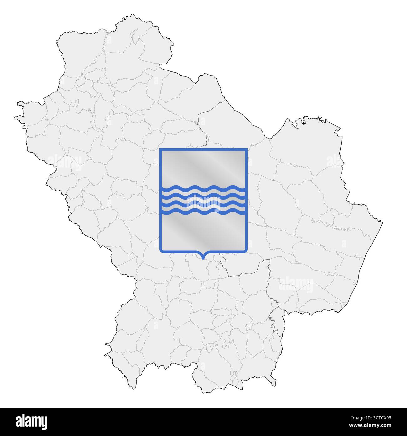 Basilicate blason régional et carte, Italie, illustration vectorielle Illustration de Vecteur