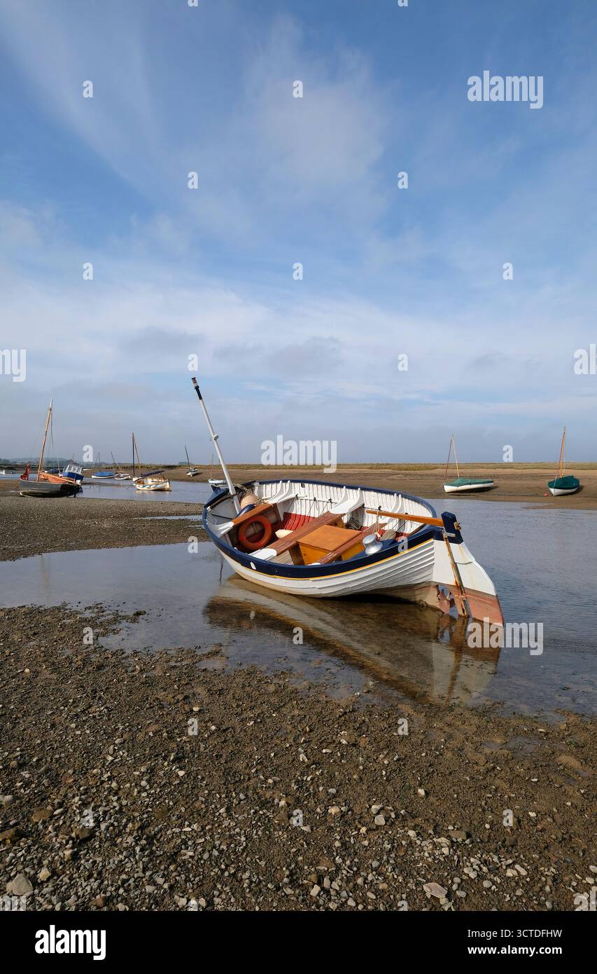 port de burnham overy staithe, nord du norfolk, angleterre Banque D'Images
