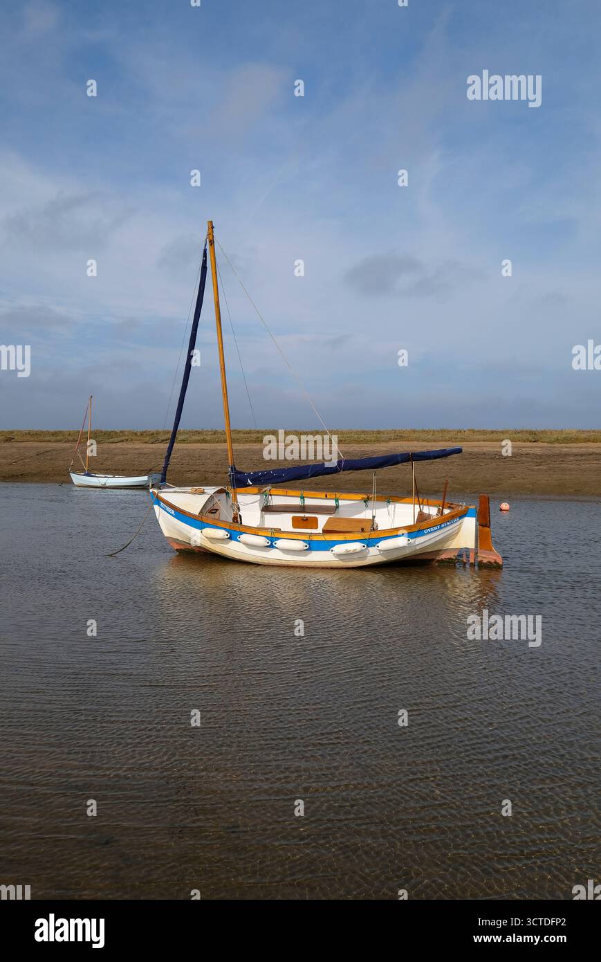 port de burnham overy staithe, nord du norfolk, angleterre Banque D'Images