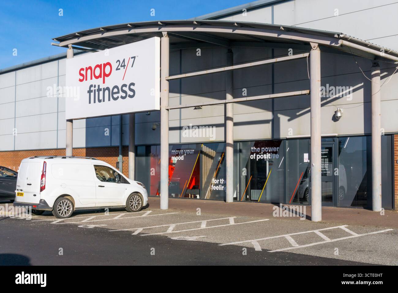 Les locaux de Snap 24/7 Fitness à King's Lynn, Norfolk. Banque D'Images