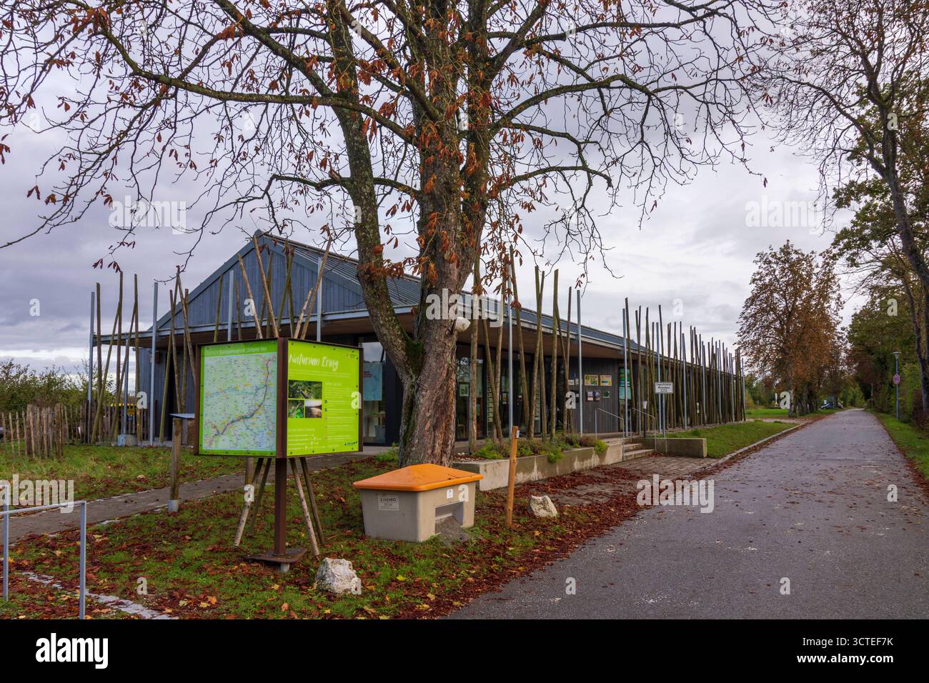 Naturium Visitor Center de la réserve naturelle Unterer Inn Lower Inn Valley Erer Niederbayern, basse Bavière Bayern, Bavière Allemagne Banque D'Images