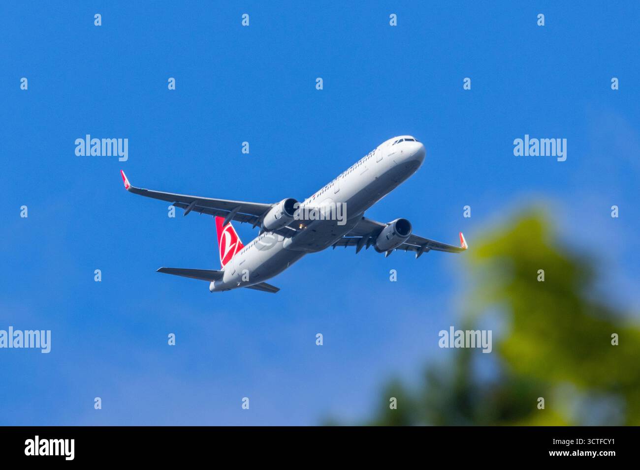 Turkish Airlines Airbus a 321 Banque D'Images
