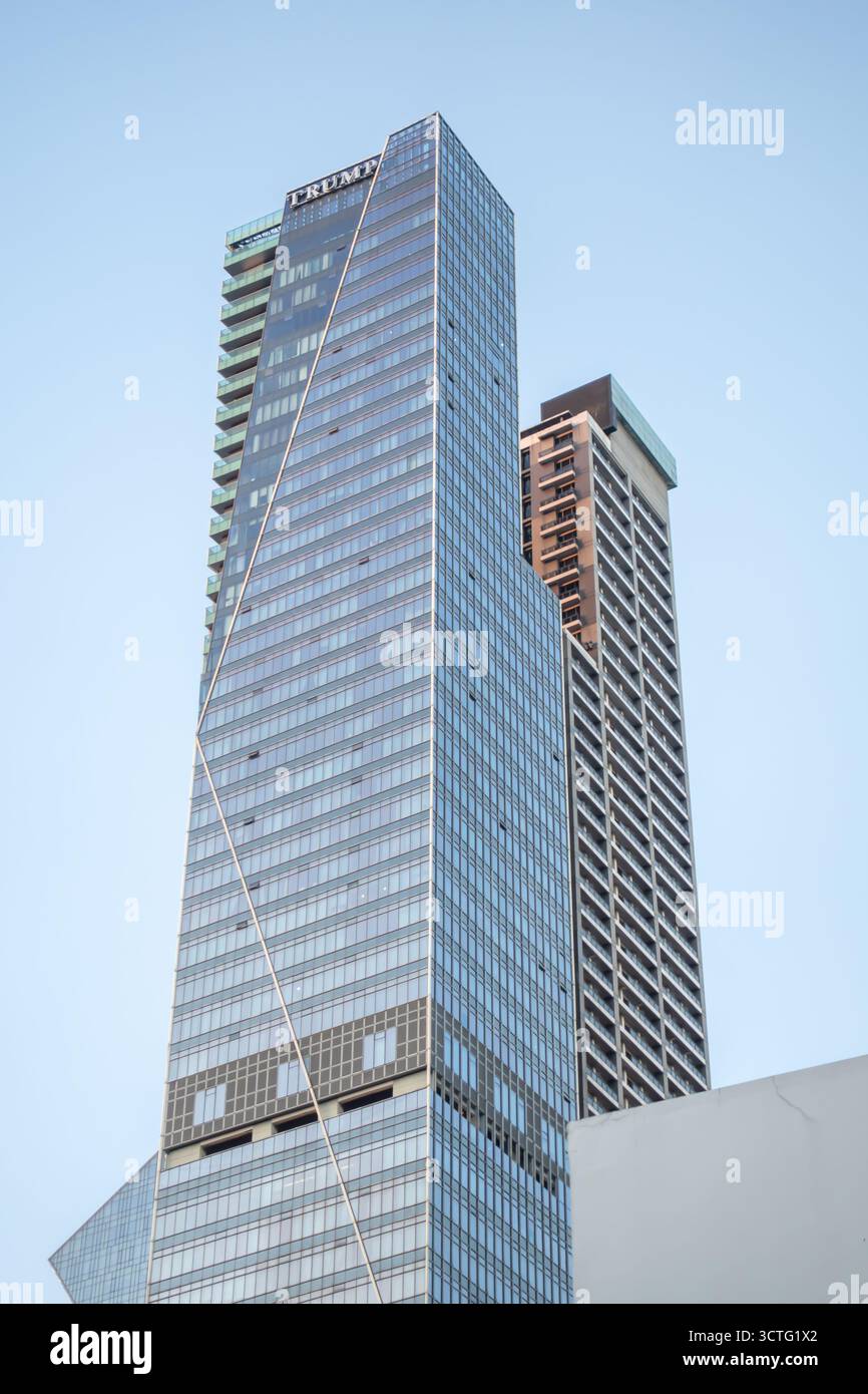 Trump Tower à Century City à Makati, Metro Manila, Philippines Banque D'Images