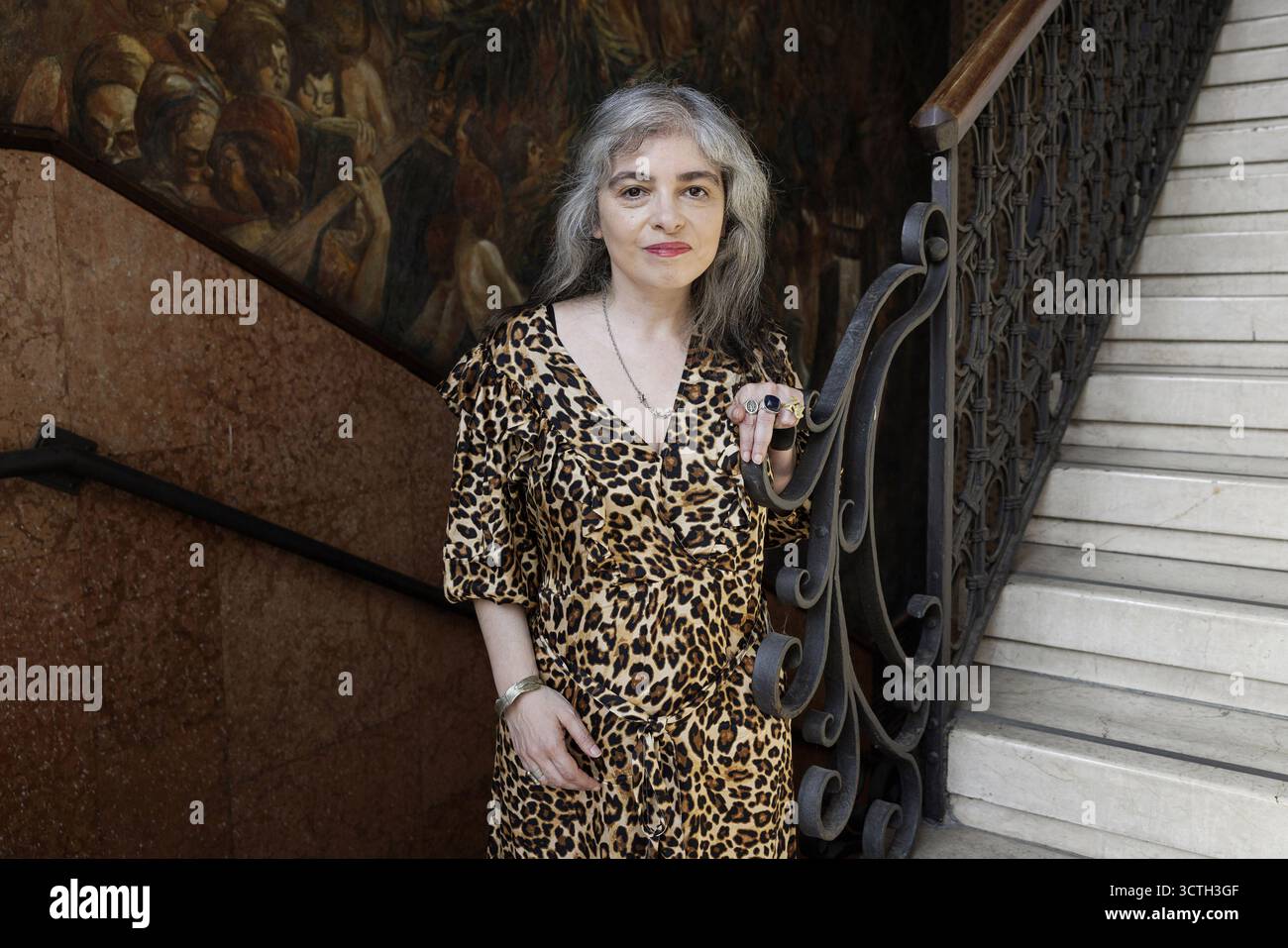 Portrait de Mariana Enriquez 05/09/2025 ©Isabella de Maddalena/opale.photo Banque D'Images