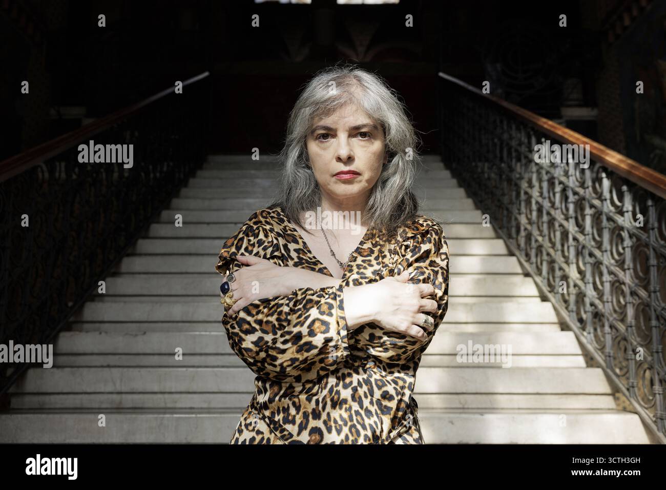 Portrait de Mariana Enriquez 05/09/2025 ©Isabella de Maddalena/opale.photo Banque D'Images