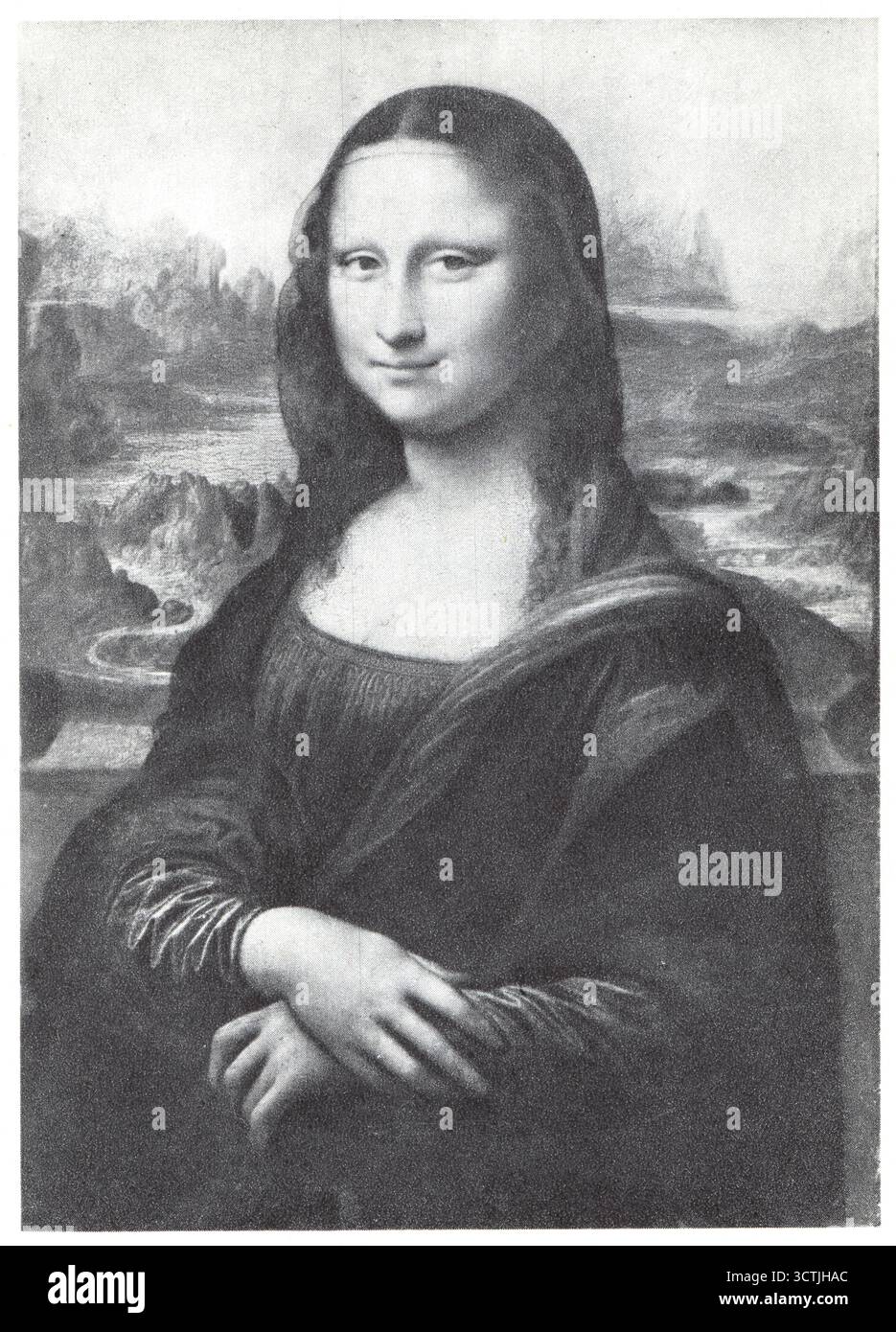 LEONARDO DA VINCI.Portrait de Mona Lisa.1503 Banque D'Images