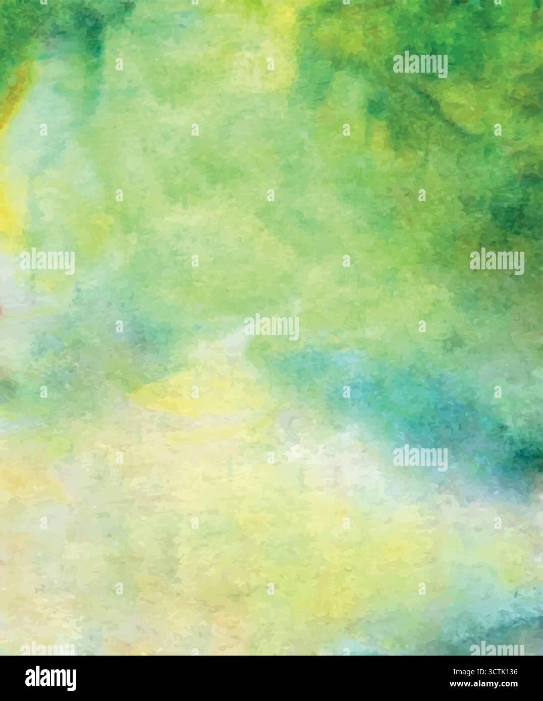 vectoriel abstrait vert vif, bleu, fond aquarelle jaune pour vos cartes de voeux et invitations de conception Illustration de Vecteur