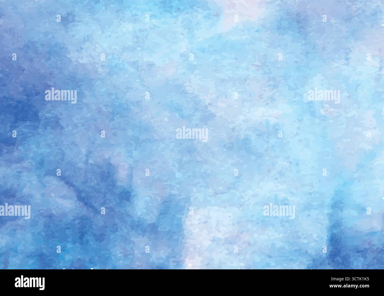Fond de vecteur aquarelle bleu. Toile de fond de teinture carrée de peinture abstraite à la main Illustration de Vecteur