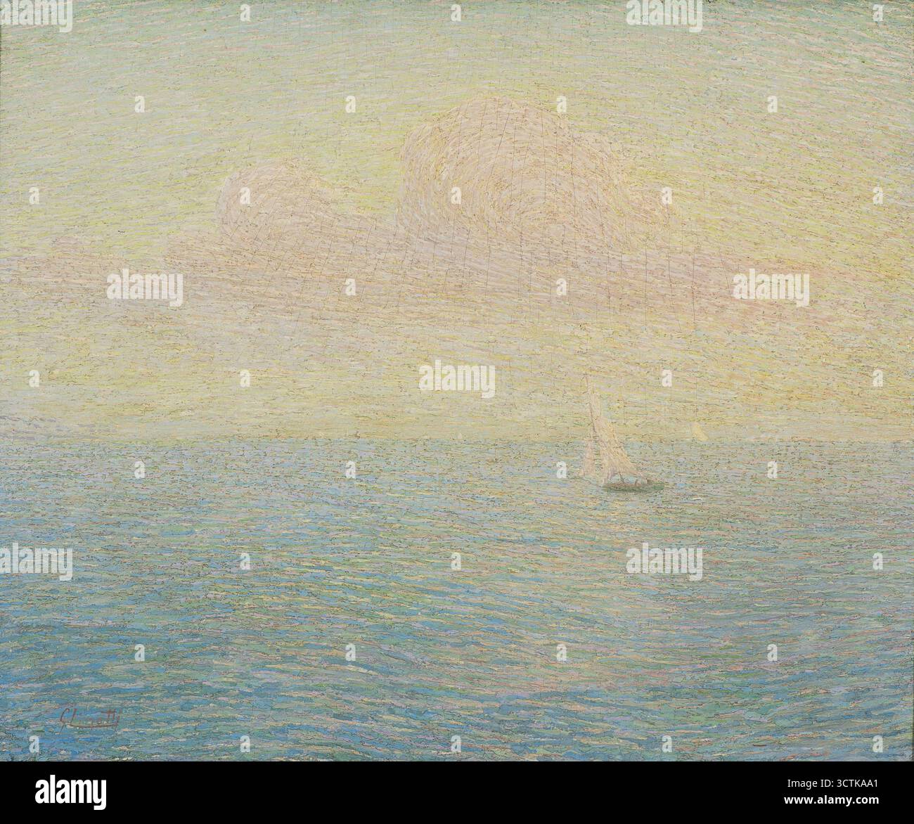 Marina. Trouvé dans la Collection du Museo del Paesaggio, Verbania. Banque D'Images