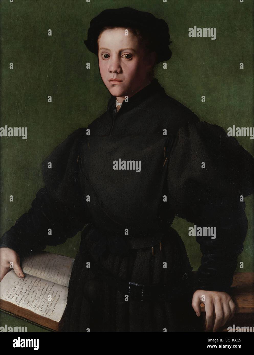 Portrait de Lorenzo Lenzi, c1527. Trouvé dans la Collection de Pinacotecdel Castello Sforzesco, Milan. Banque D'Images