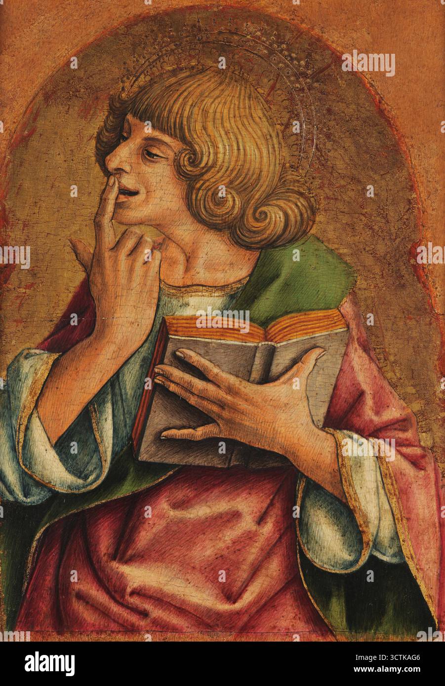 Saint Jean l'évangéliste, 1472. Trouvé dans la Collection de Pinacotecdel Castello Sforzesco, Milan. Banque D'Images Saint Jean l'évangéliste, 1472. Trouvé dans la Collection de Pinacotecdel Castello Sforzesco, Milan. Banque D'Images