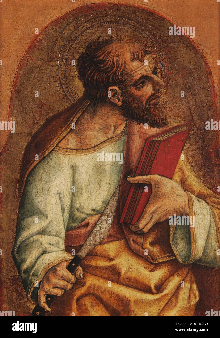 Saint-Barthélemy, 1472. Trouvé dans la Collection de Pinacotecdel Castello Sforzesco, Milan. Banque D'Images