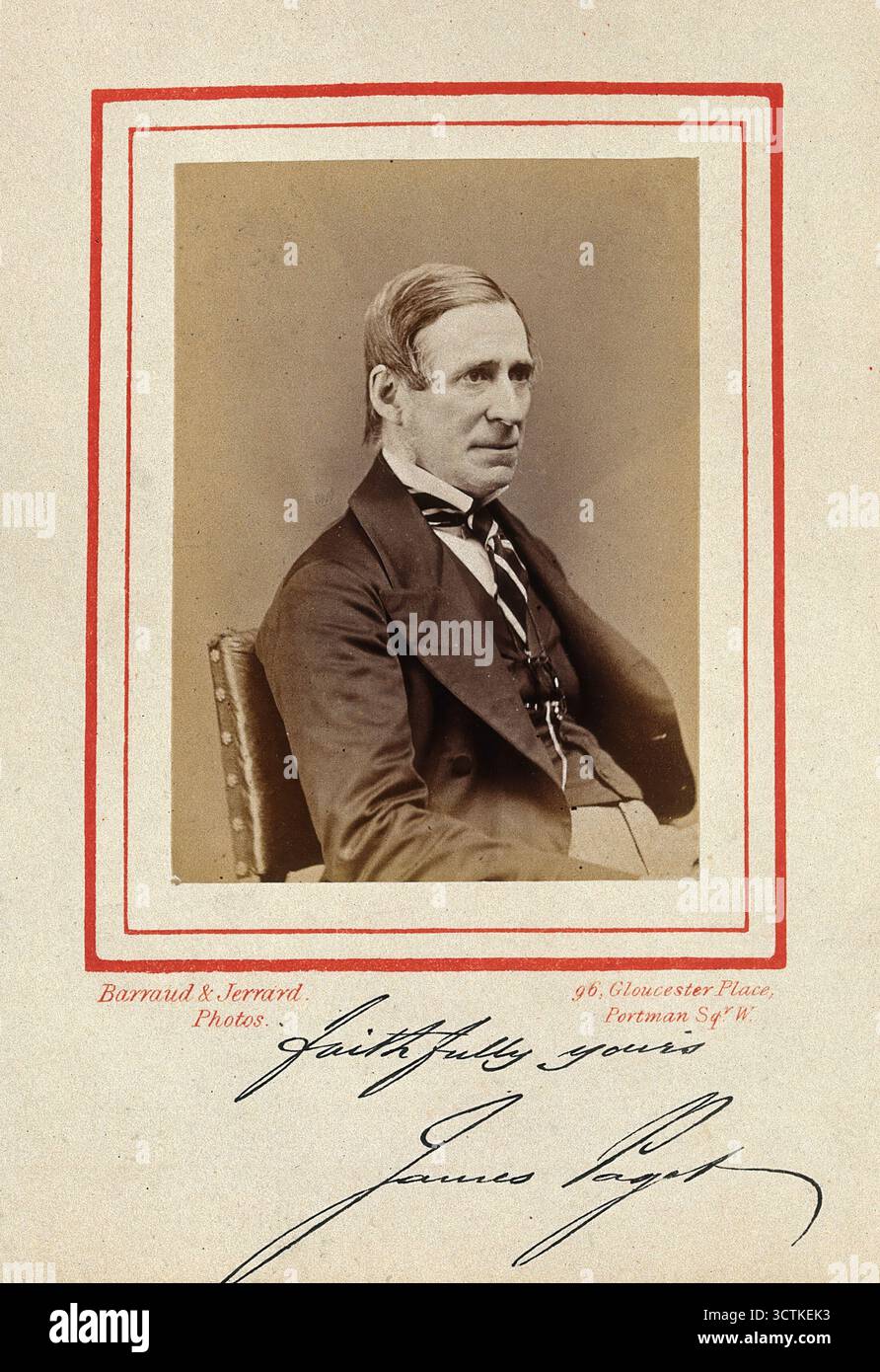 Sir James Paget, 1877 ans. Banque D'Images