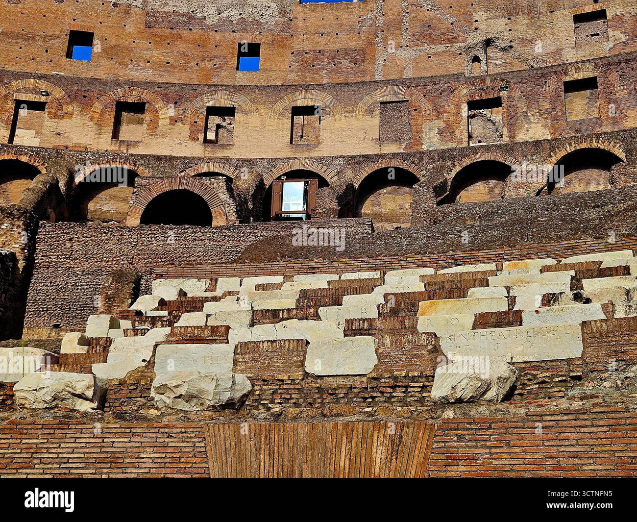 Ruines de Rome Banque D'Images