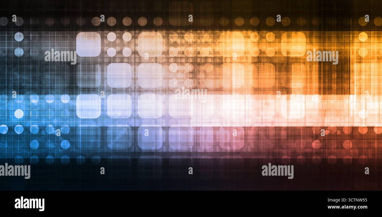 Suivi multimédia et analyse concurrentielle de la technologie du divertissement Banque D'Images
