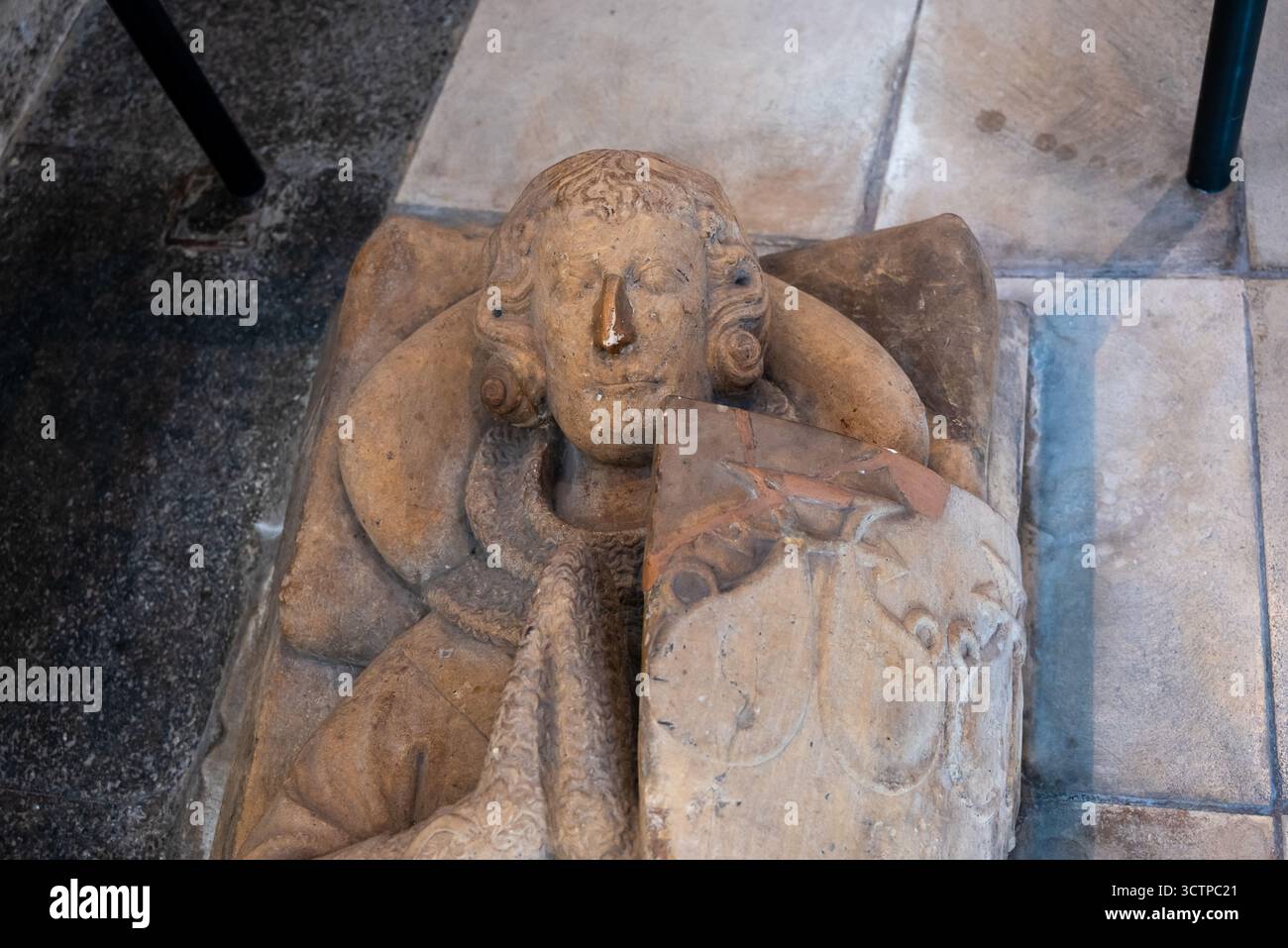 Londres, Royaume-Uni 10 juillet 2025 tombes ou tombes de nobles dans l'église historique du Temple Banque D'Images