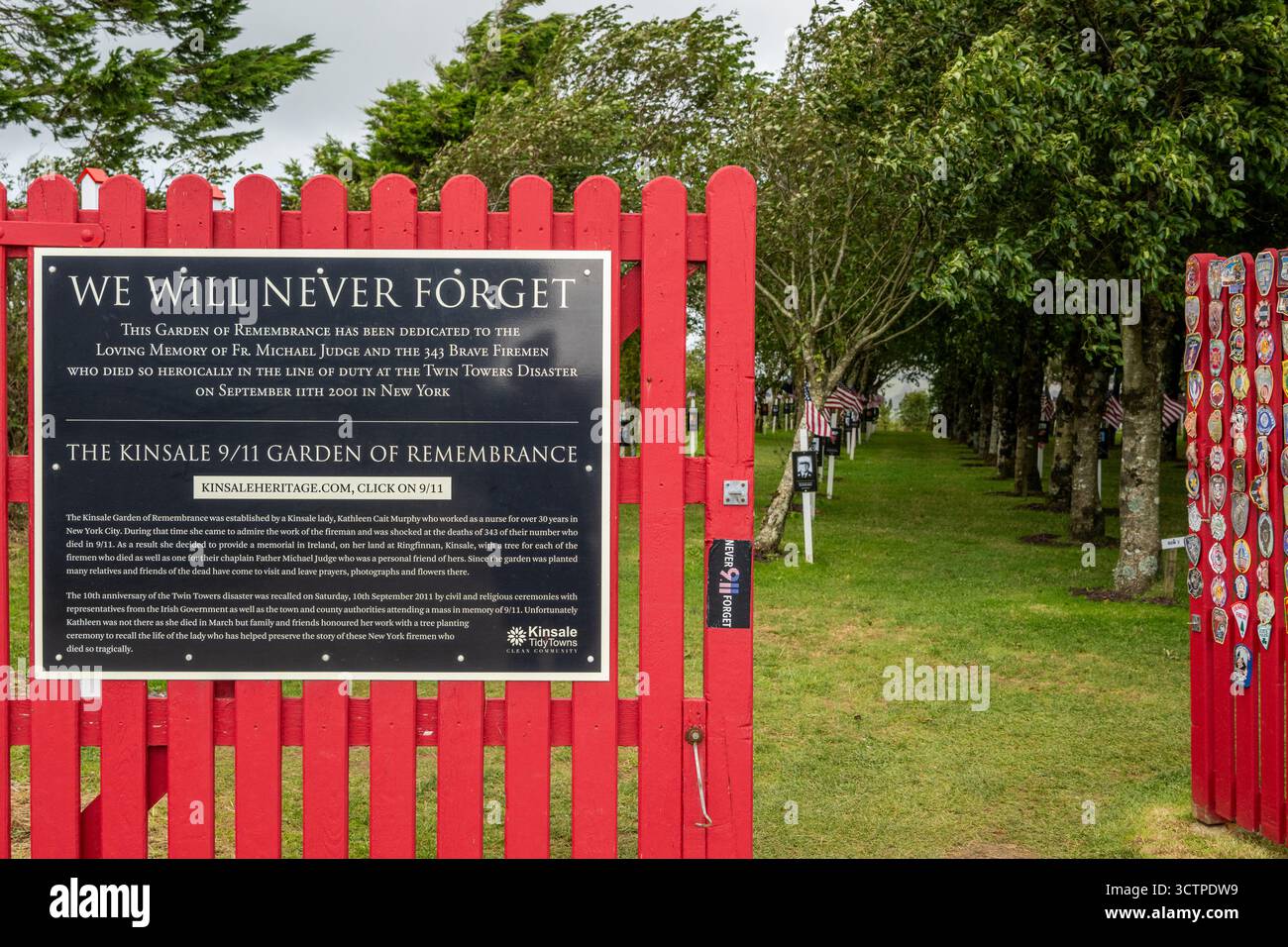 Kinsale 9/11 Memorial Garden. Banque D'Images