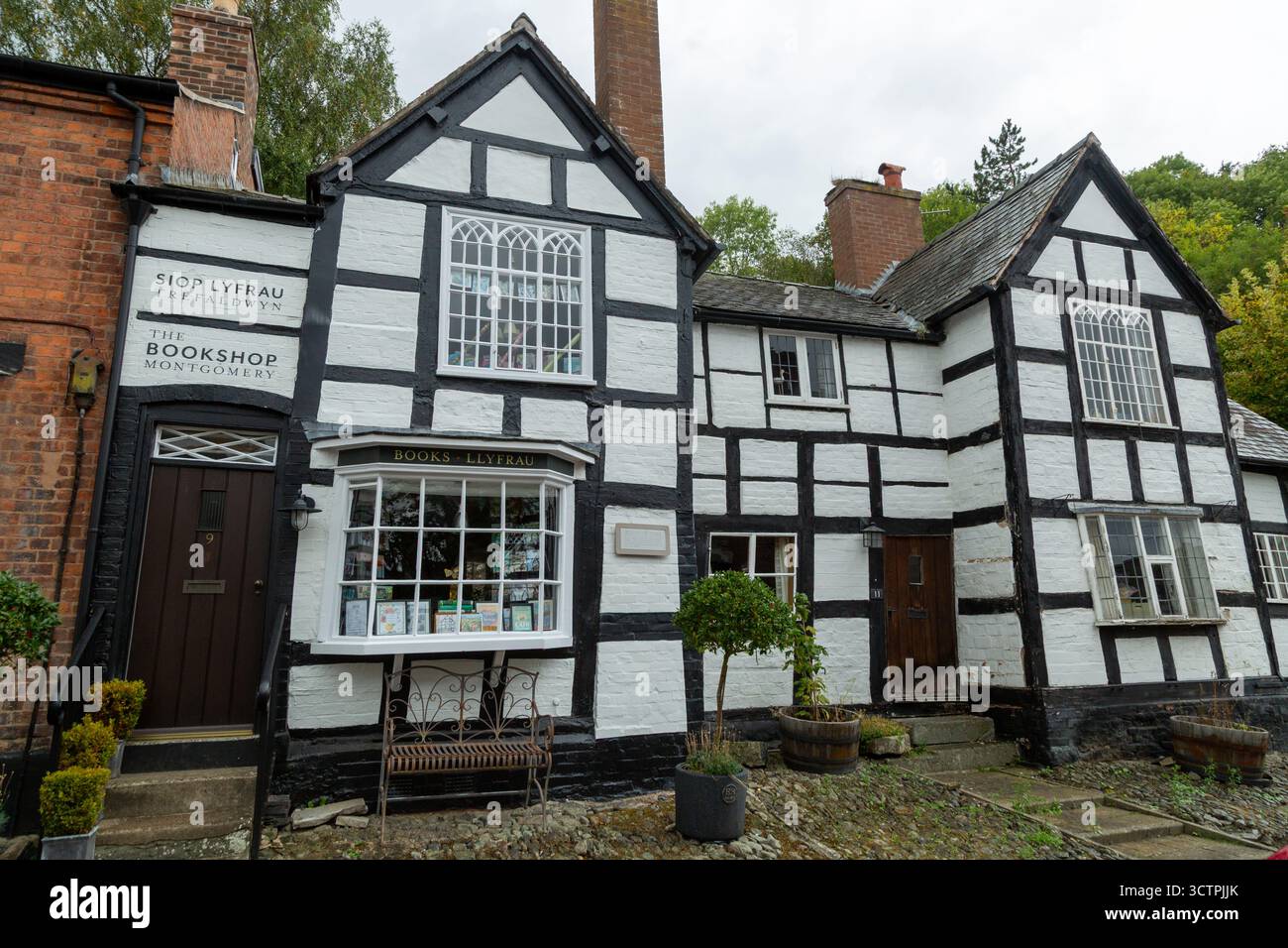 Librairie Eaves & Lord à Montgomery, Powys, pays de Galles, Royaume-Uni Banque D'Images