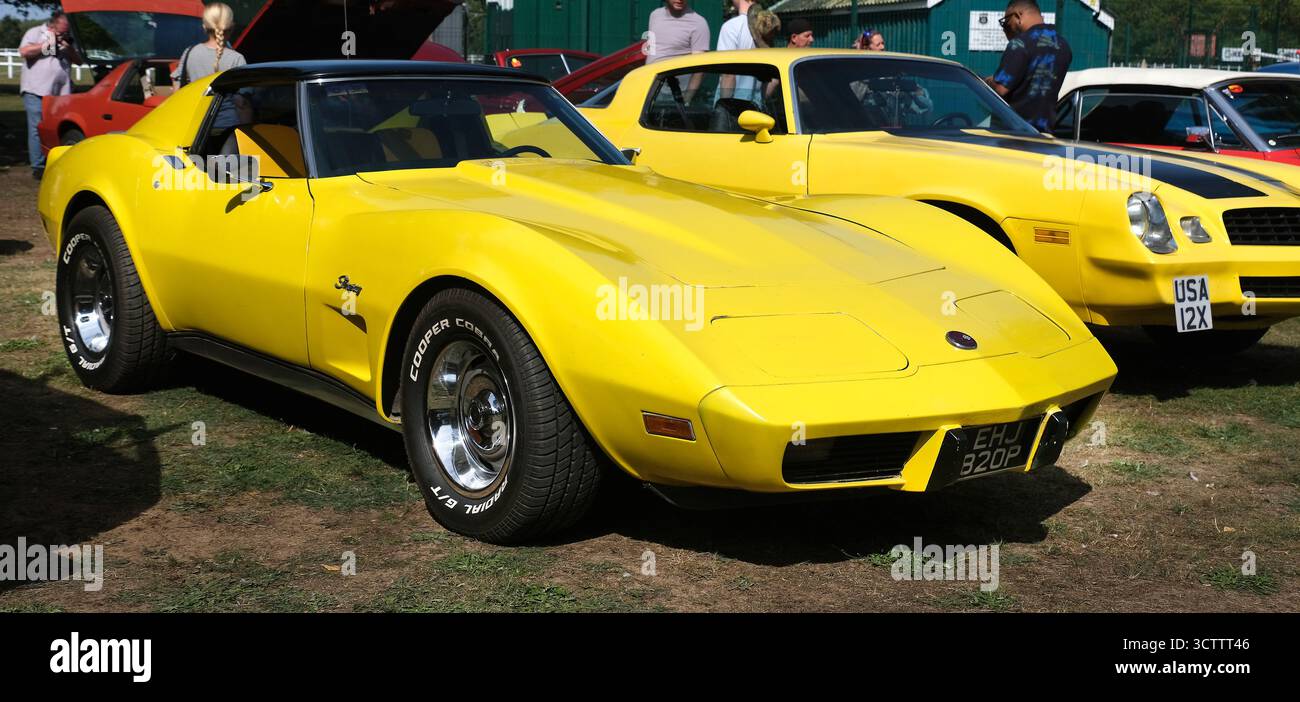 Warlock Motororcycle Club, Scunthorpe, Lincolnshire, Royaume-Uni. Salon annuel de l'automobile et du vélo. Personnalisé, restauré, ancien, vintage, moderne. Caractères. Banque D'Images