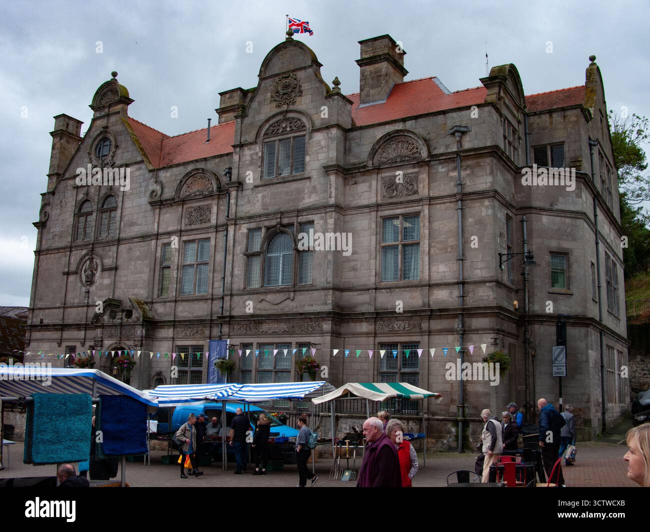 Marché et musée, Bailey Head Oswestry Banque D'Images