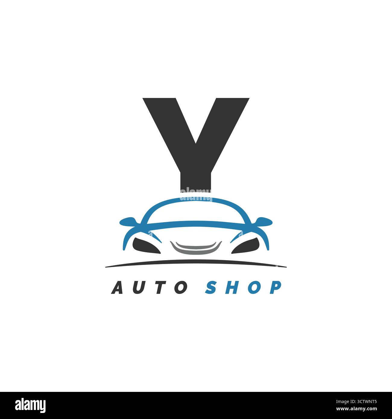 Lettre y logo mécanicien automatique avec conception de voiture. Alphabet y icône de style de voiture automobile Illustration de Vecteur Lettre y logo mécanicien automatique avec conception de voiture. Alphabet y icône de style de voiture automobile Illustration de Vecteur