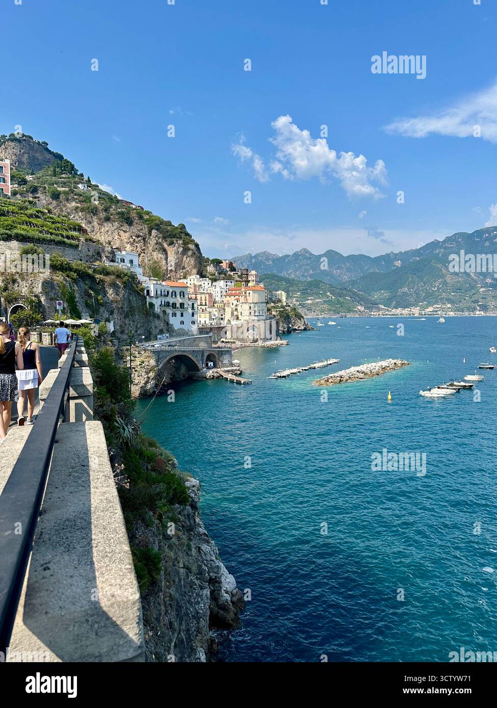 Côte d'Amalfi, Italie - Image de stock capturée avec un smartphone