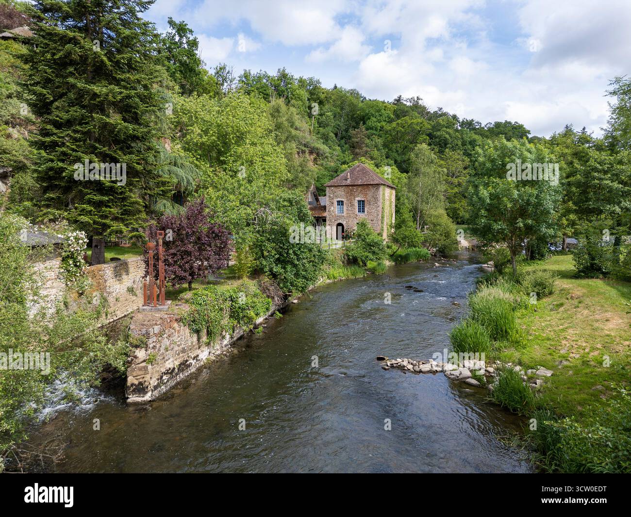 France, Orne, Normandie Maine Parc naturel régional, Alpes Mancelles, Saint Ceneri le Gerei, labellisé les plus Beaux villages de France (les plus Beauti Banque D'Images