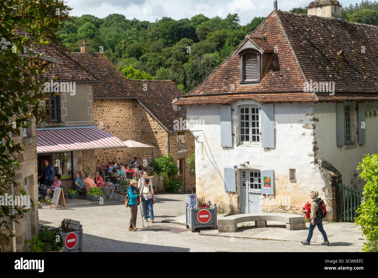 France, Orne, Normandie Maine Parc naturel régional, Alpes Mancelles, Saint Ceneri le Gerei, labellisé les plus Beaux villages de France (les plus Beauti Banque D'Images