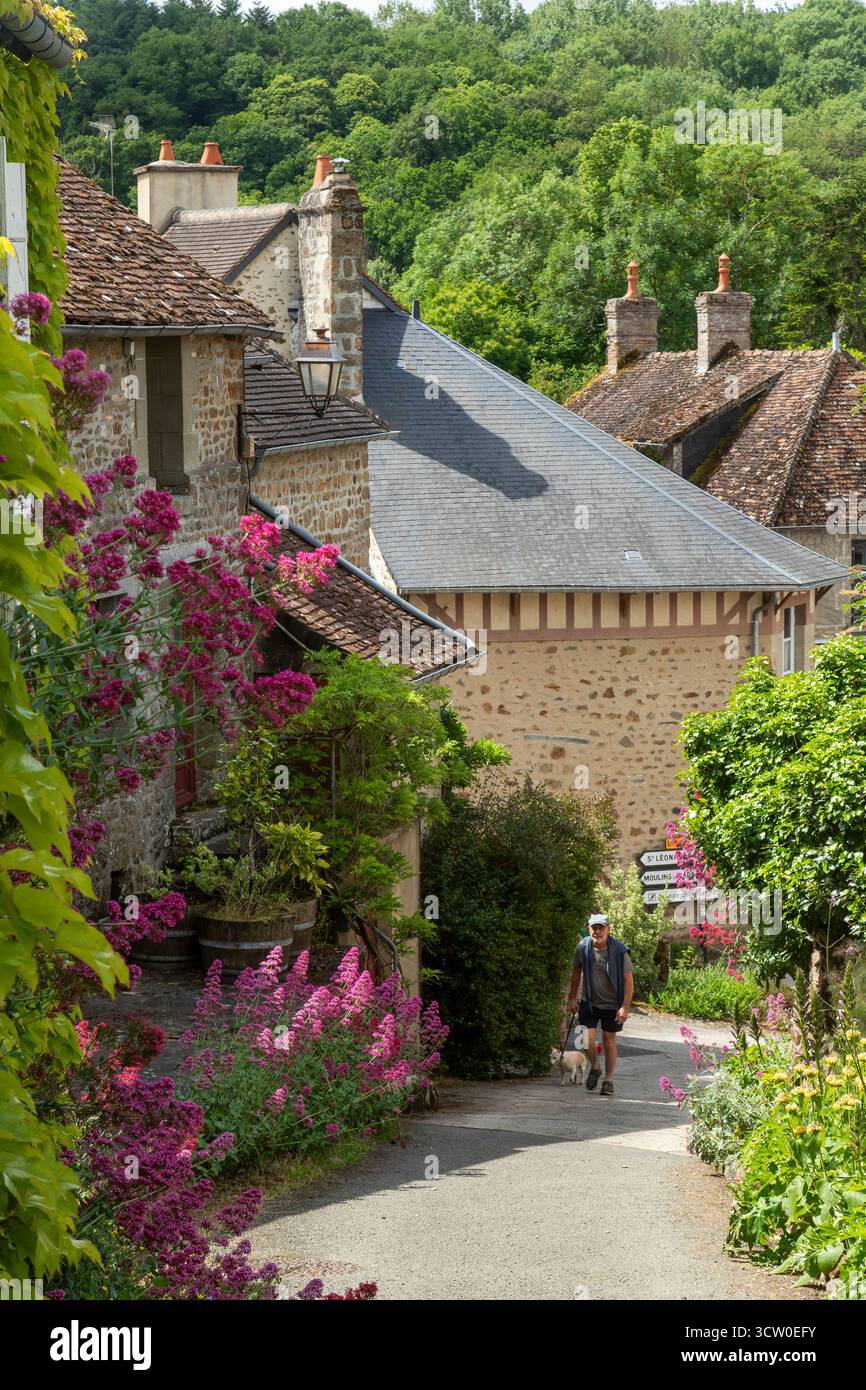 France, Orne, Normandie Maine Parc naturel régional, Alpes Mancelles, Saint Ceneri le Gerei, labellisé les plus Beaux villages de France (les plus Beauti Banque D'Images