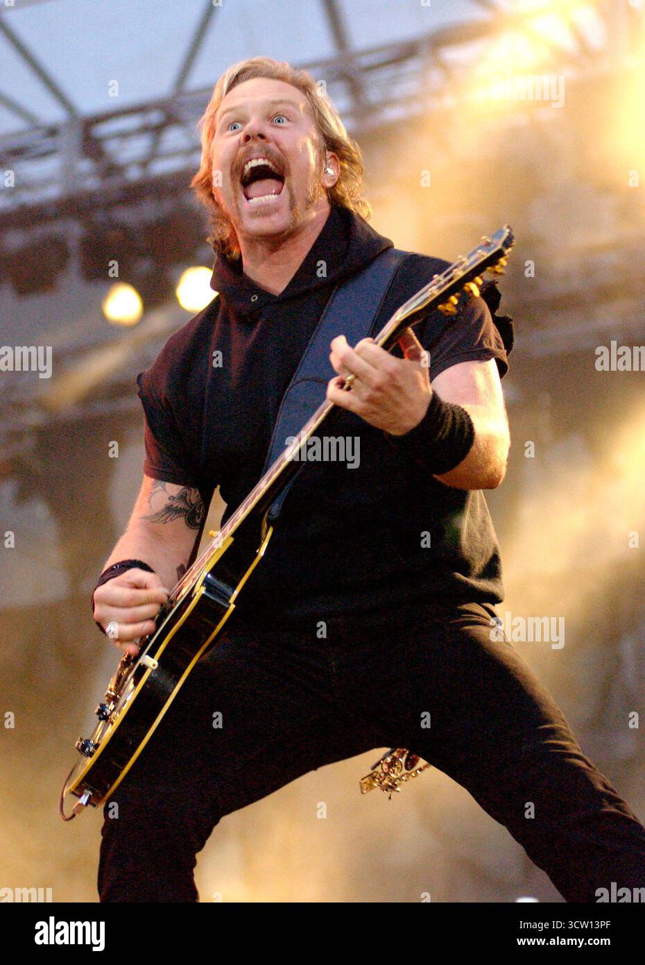 Metallica à la RDS Arena, Dublin, 20 août 2003 Banque D'Images